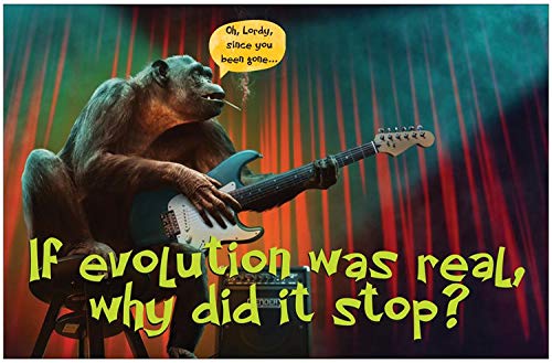 Creation Enterprises Evolution Inspirational Christian Poster-F11
